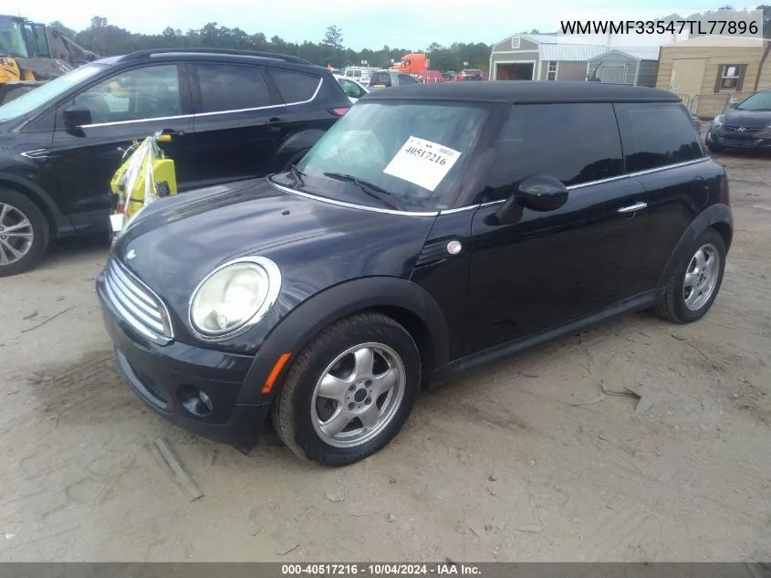 2007 Mini Cooper VIN: WMWMF33547TL77896 Lot: 40517216