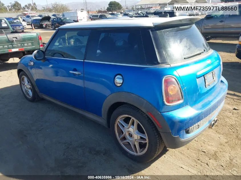 2007 Mini Cooper S VIN: WMWMF73597TL88660 Lot: 40635986