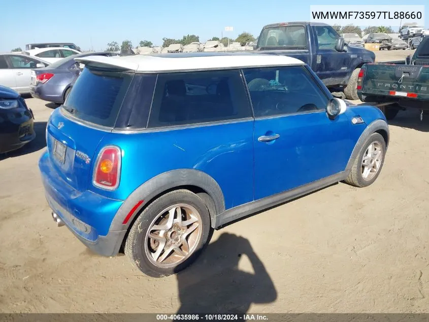 2007 Mini Cooper S VIN: WMWMF73597TL88660 Lot: 40635986