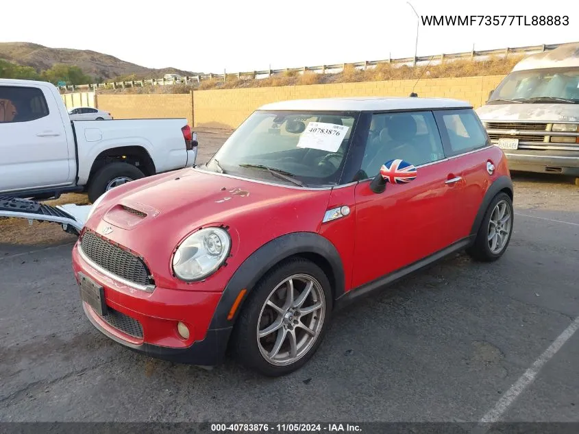 2007 Mini Cooper S VIN: WMWMF73577TL88883 Lot: 40783876