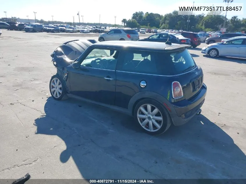 2007 Mini Cooper S VIN: WMWMF73517TL88457 Lot: 40872791