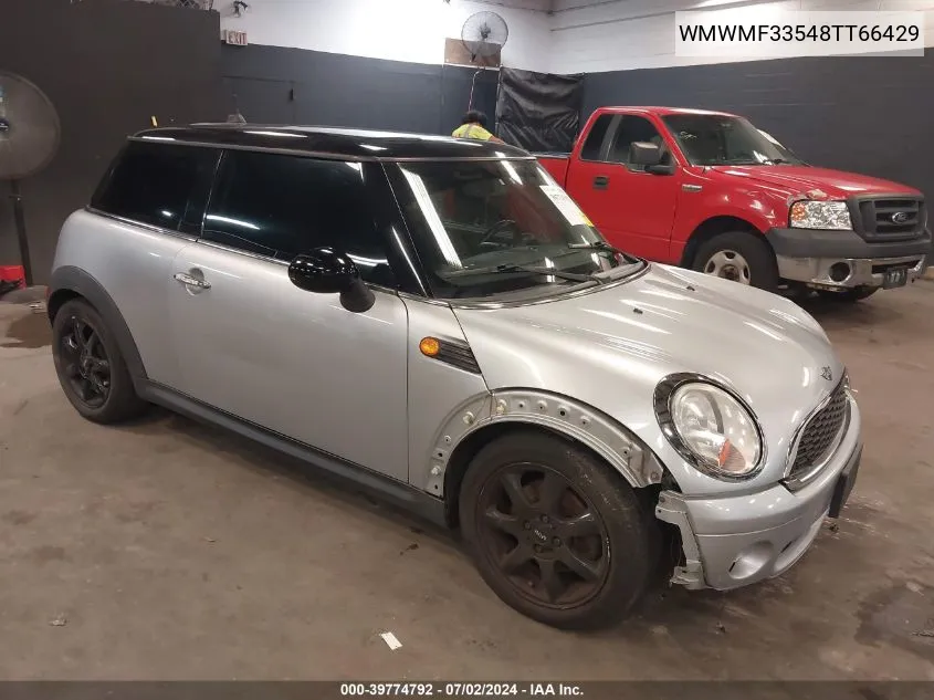 2008 Mini Cooper VIN: WMWMF33548TT66429 Lot: 39774792