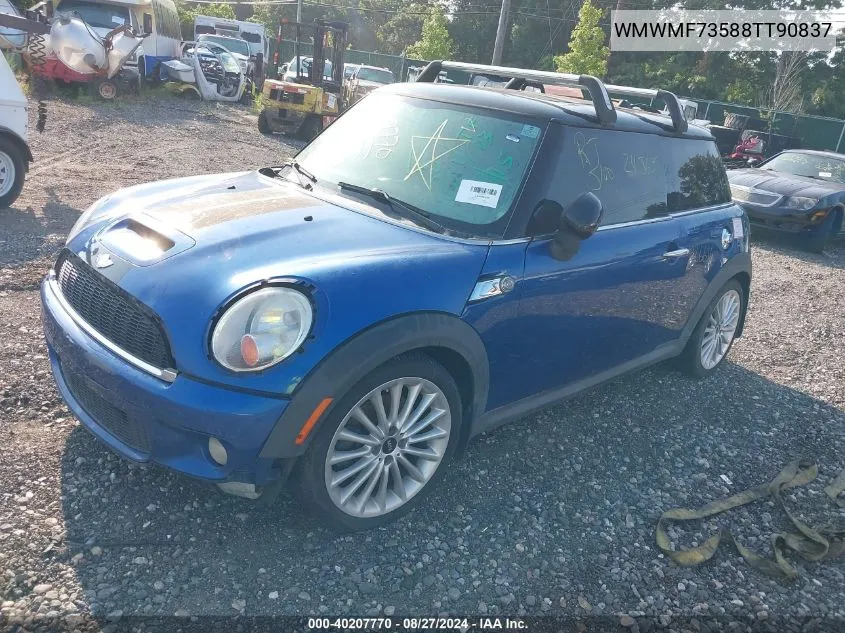 2008 Mini Cooper S VIN: WMWMF73588TT90837 Lot: 40207770