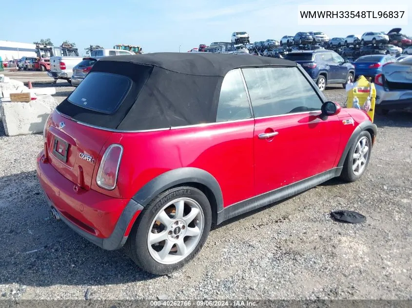 2008 Mini Cooper S VIN: WMWRH33548TL96837 Lot: 40262766