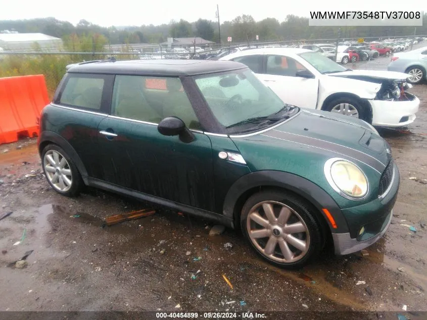 2008 Mini Cooper S VIN: WMWMF73548TV37008 Lot: 40454899