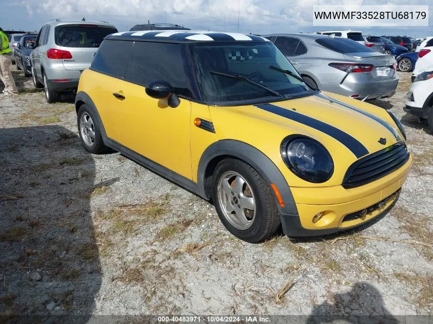 2008 Mini Cooper VIN: WMWMF33528TU68179 Lot: 40483971