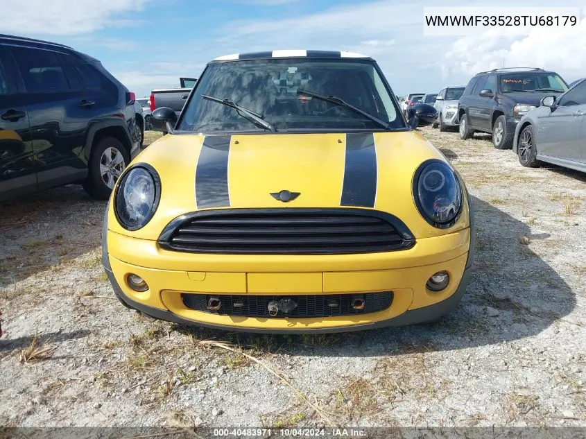 2008 Mini Cooper VIN: WMWMF33528TU68179 Lot: 40483971