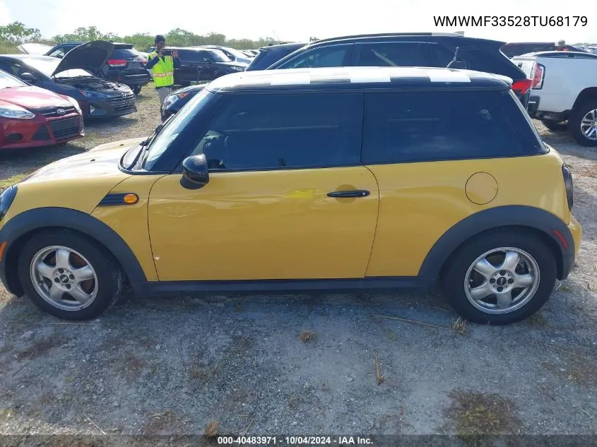 2008 Mini Cooper VIN: WMWMF33528TU68179 Lot: 40483971