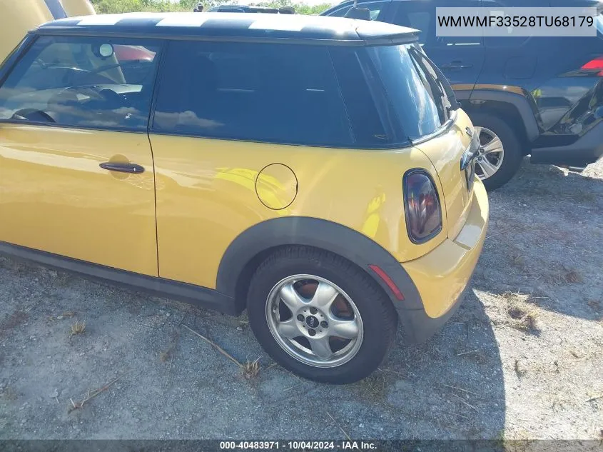 2008 Mini Cooper VIN: WMWMF33528TU68179 Lot: 40483971