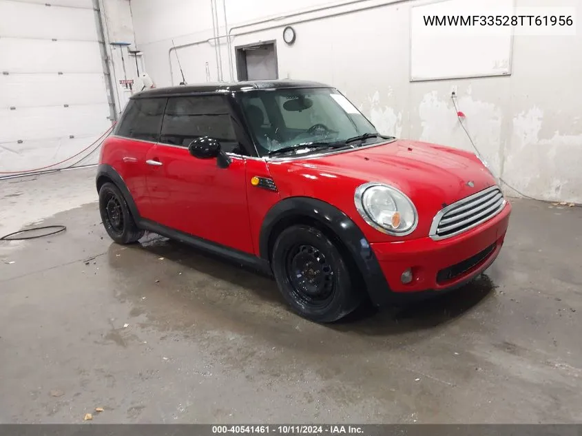 2008 Mini Cooper VIN: WMWMF33528TT61956 Lot: 40541461