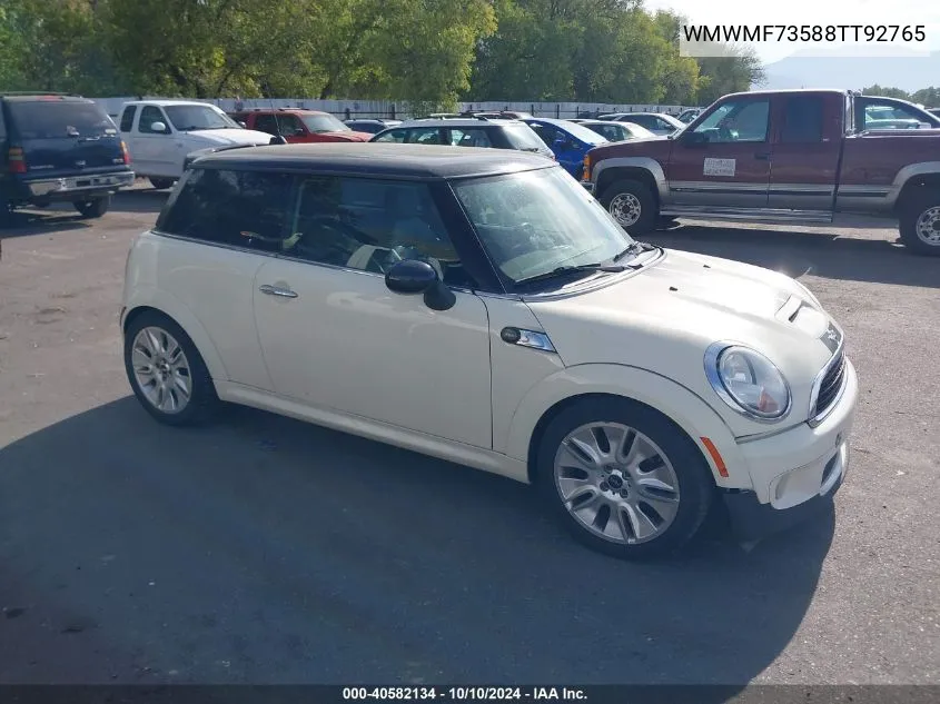 2008 Mini Cooper S VIN: WMWMF73588TT92765 Lot: 40582134