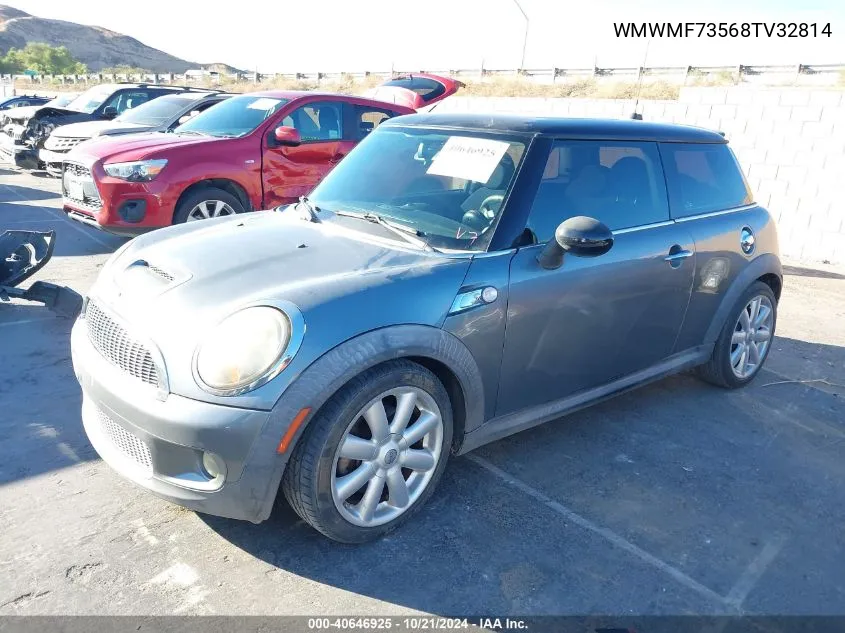 2008 Mini Cooper S VIN: WMWMF73568TV32814 Lot: 40646925