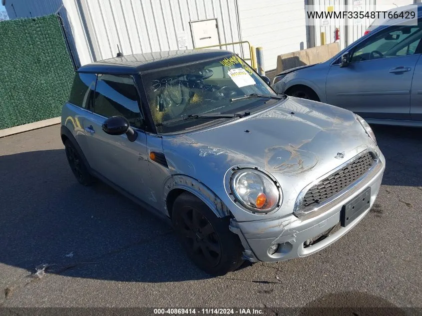 2008 Mini Cooper VIN: WMWMF33548TT66429 Lot: 40869414