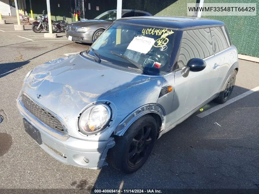 2008 Mini Cooper VIN: WMWMF33548TT66429 Lot: 40869414