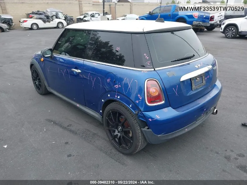 WMWMF33539TW70529 2009 Mini Cooper