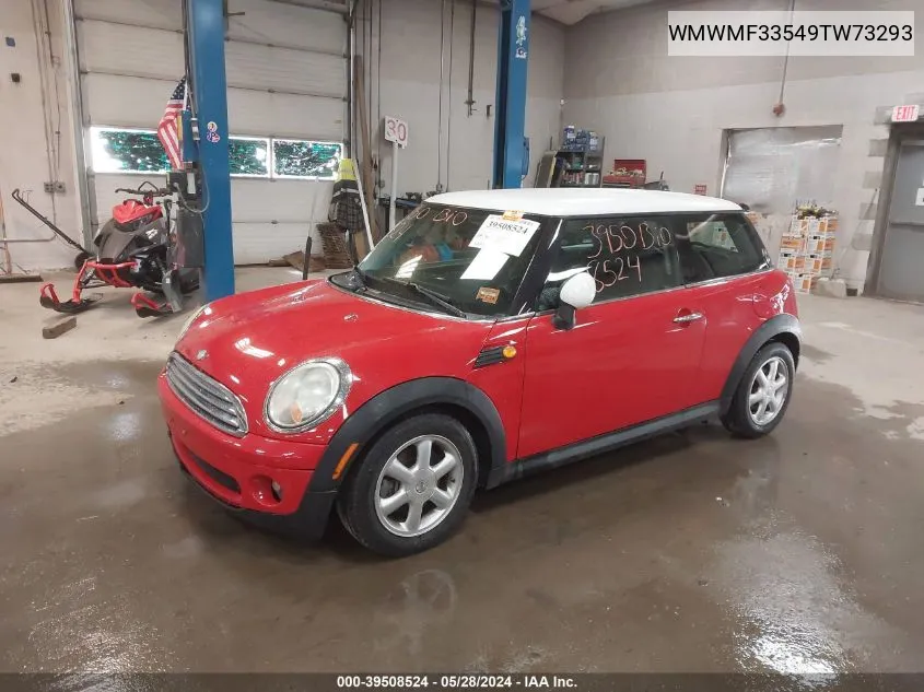 2009 Mini Cooper VIN: WMWMF33549TW73293 Lot: 39508524