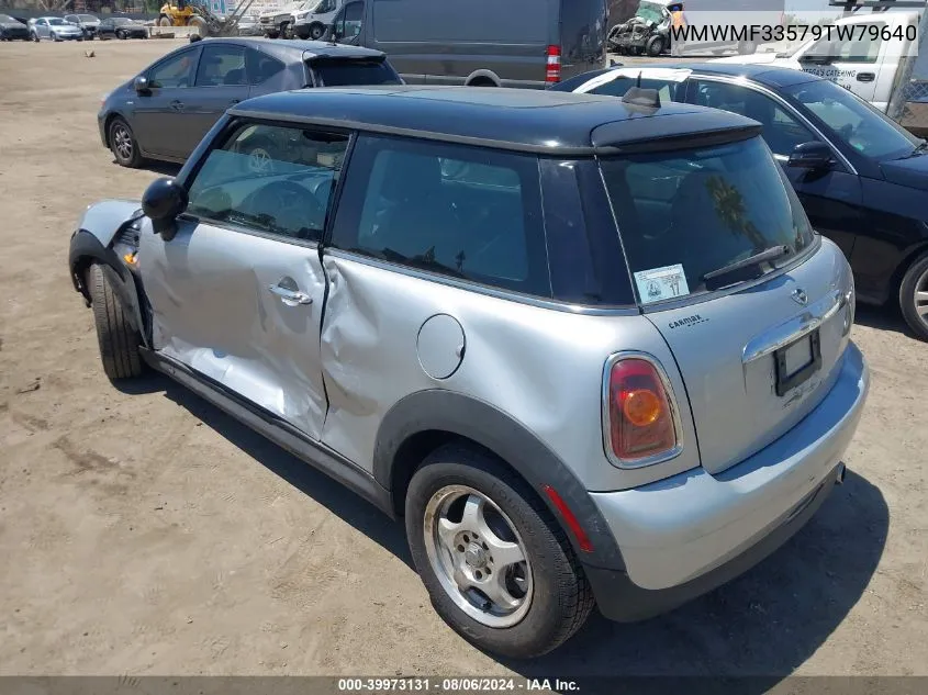 2009 Mini Cooper VIN: WMWMF33579TW79640 Lot: 39973131