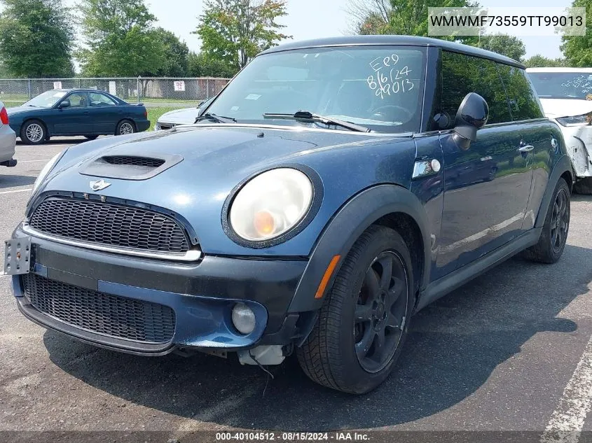 2009 Mini Cooper S VIN: WMWMF73559TT99013 Lot: 40104512