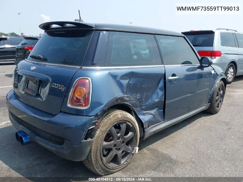 2009 Mini Cooper S VIN: WMWMF73559TT99013 Lot: 40104512