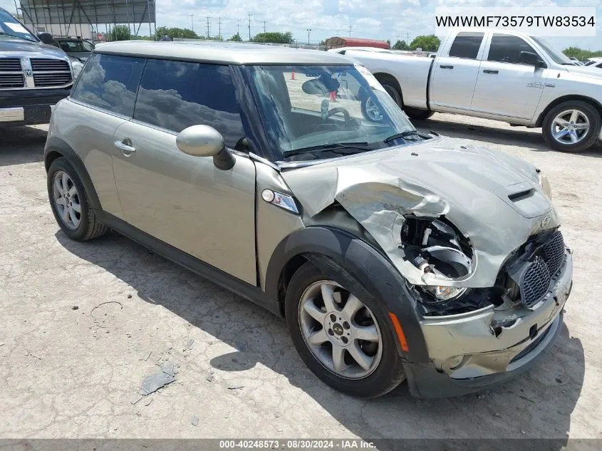 2009 Mini Cooper S VIN: WMWMF73579TW83534 Lot: 40248573