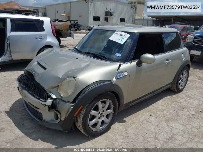 2009 Mini Cooper S VIN: WMWMF73579TW83534 Lot: 40248573