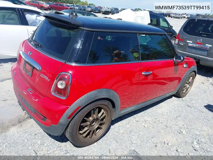 2009 Mini Cooper S VIN: WMWMF73539TT99415 Lot: 40264764