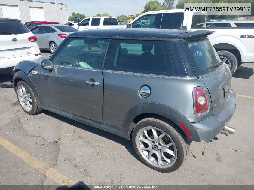 2009 Mini Cooper S VIN: WMWMF73559TV39917 Lot: 40282831