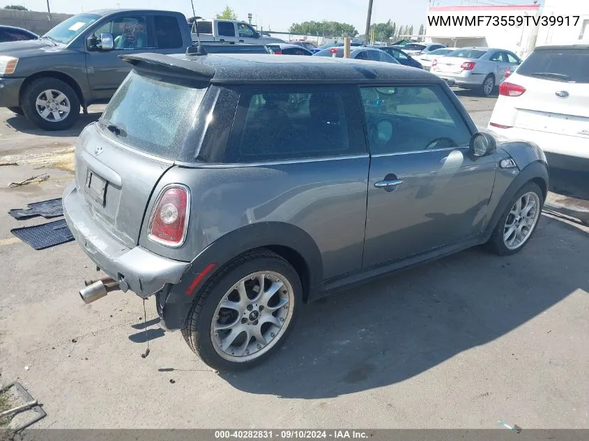 2009 Mini Cooper S VIN: WMWMF73559TV39917 Lot: 40282831