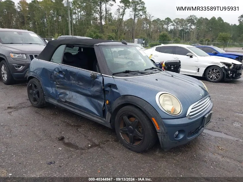 2009 Mini Cooper VIN: WMWMR33589TU95931 Lot: 40344947