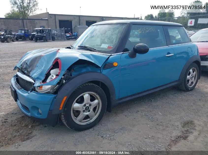 WMWMF33579TW78584 2009 Mini Cooper Hardtop