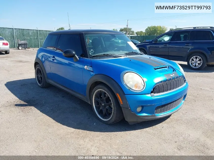 2009 Mini Cooper S VIN: WMWMF73529TT99793 Lot: 40358690