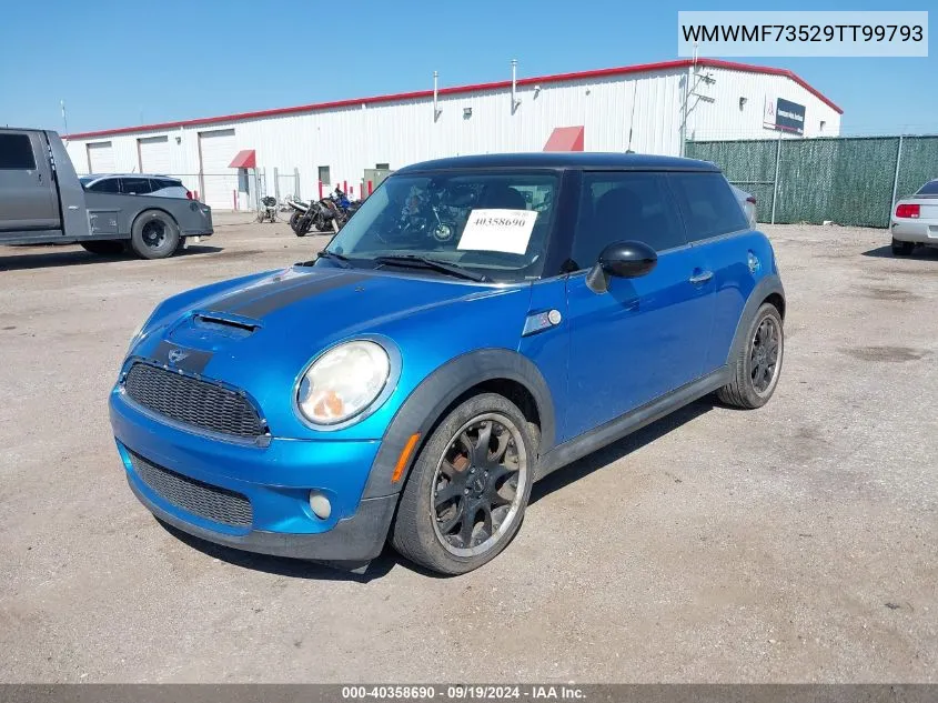 2009 Mini Cooper S VIN: WMWMF73529TT99793 Lot: 40358690