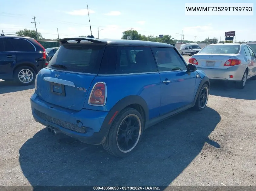 2009 Mini Cooper S VIN: WMWMF73529TT99793 Lot: 40358690