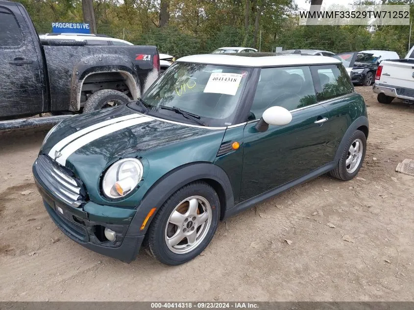 WMWMF33529TW71252 2009 Mini Cooper