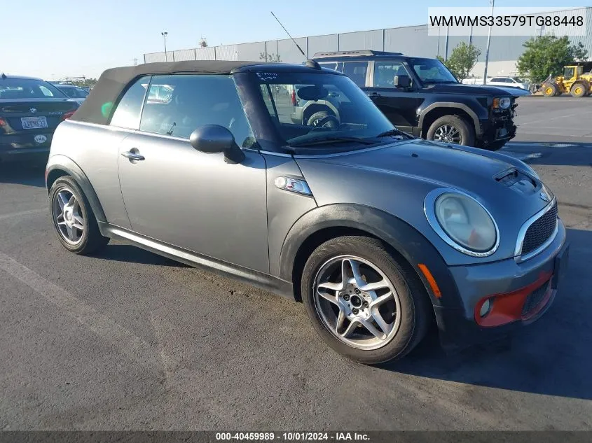 2009 Mini Cooper S VIN: WMWMS33579TG88448 Lot: 40459989