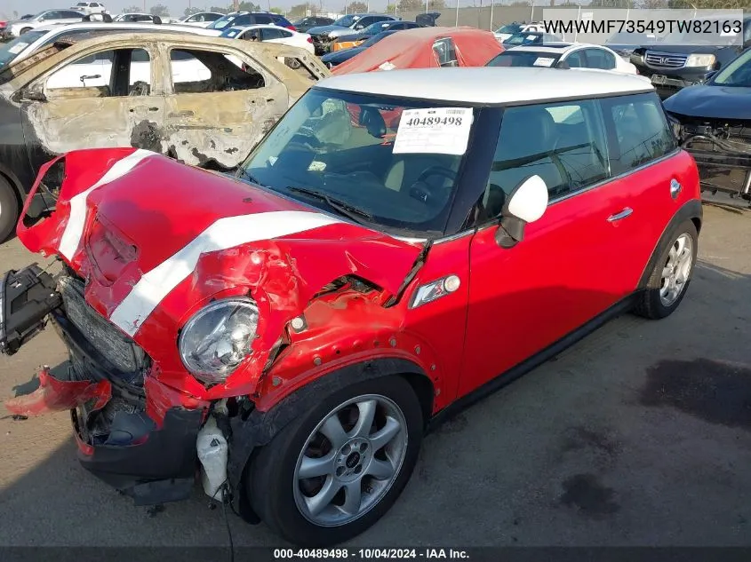 2009 Mini Cooper S S VIN: WMWMF73549TW82163 Lot: 40489498