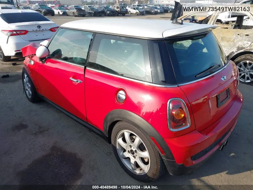 2009 Mini Cooper S S VIN: WMWMF73549TW82163 Lot: 40489498