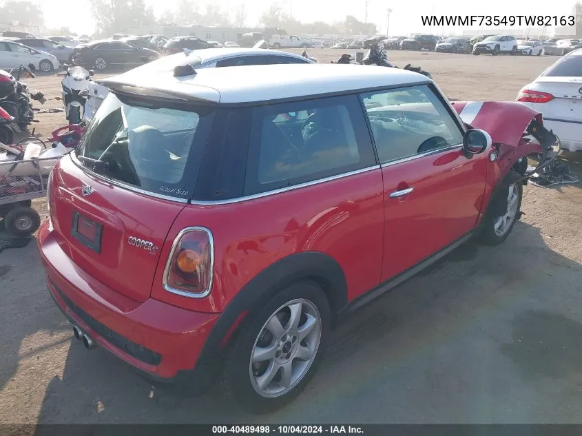 2009 Mini Cooper S S VIN: WMWMF73549TW82163 Lot: 40489498