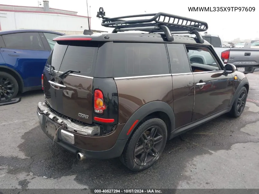 2009 Mini Cooper Clubman VIN: WMWML335X9TP97609 Lot: 40527294