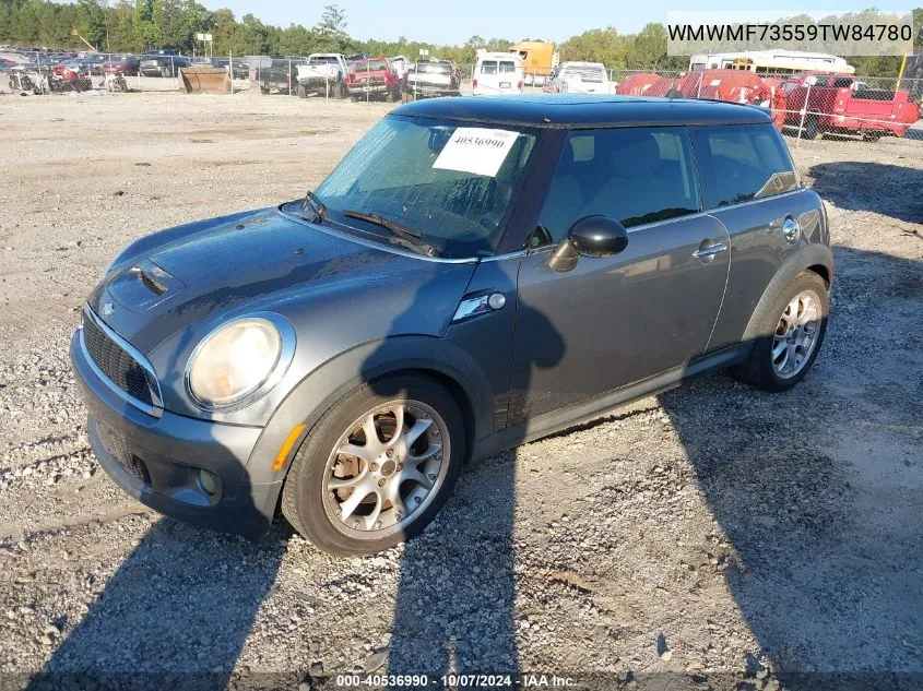 2009 Mini Cooper S VIN: WMWMF73559TW84780 Lot: 40536990