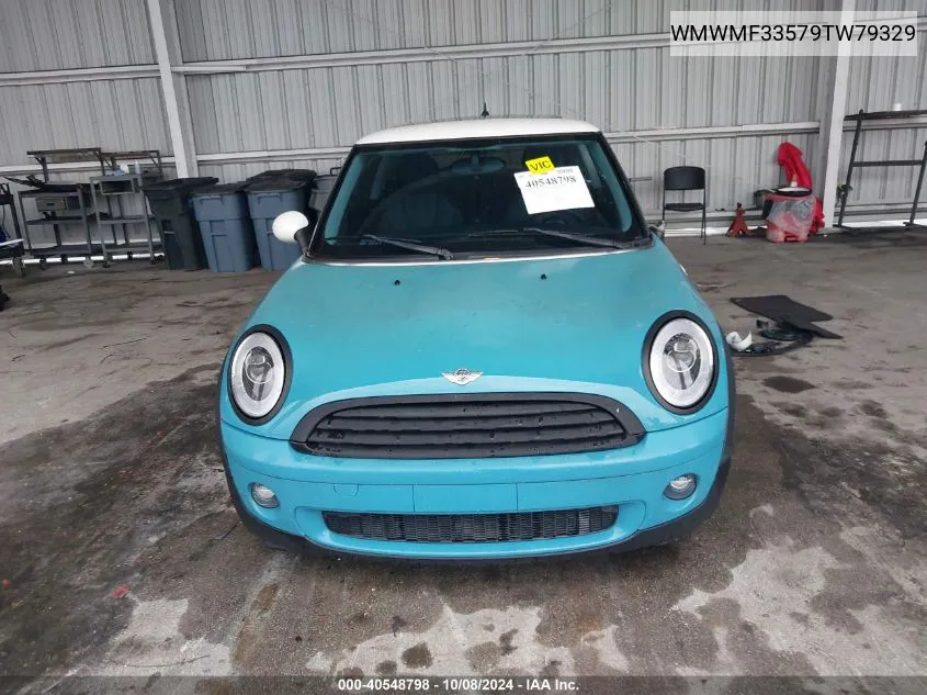 2009 Mini Cooper VIN: WMWMF33579TW79329 Lot: 40548798