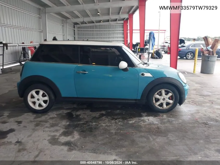 2009 Mini Cooper VIN: WMWMF33579TW79329 Lot: 40548798