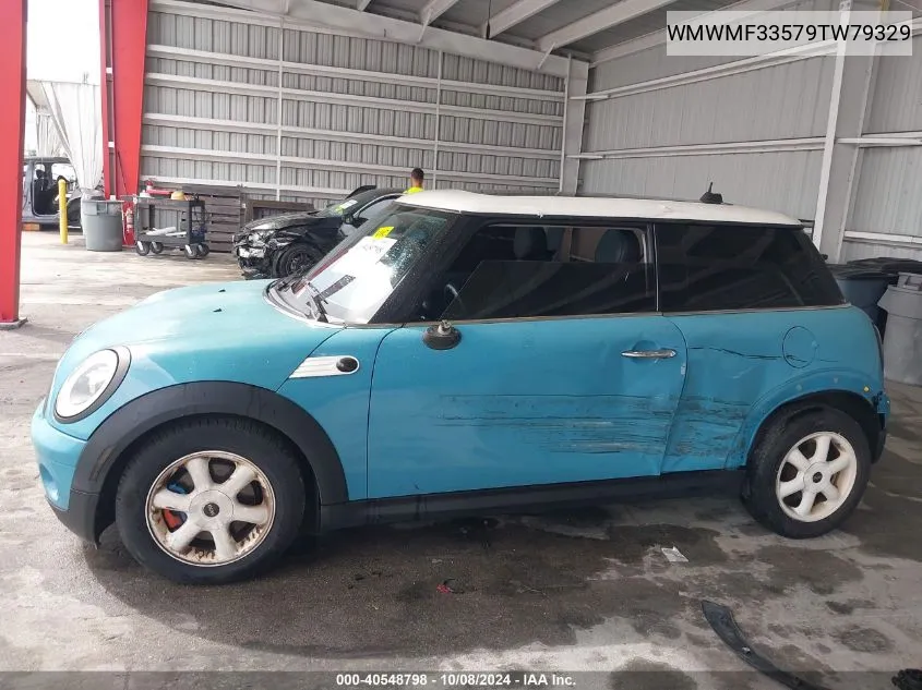 2009 Mini Cooper VIN: WMWMF33579TW79329 Lot: 40548798