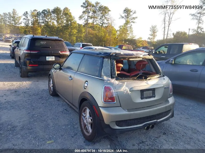 2009 Mini Cooper S VIN: WMWMF73559TW84939 Lot: 40579734