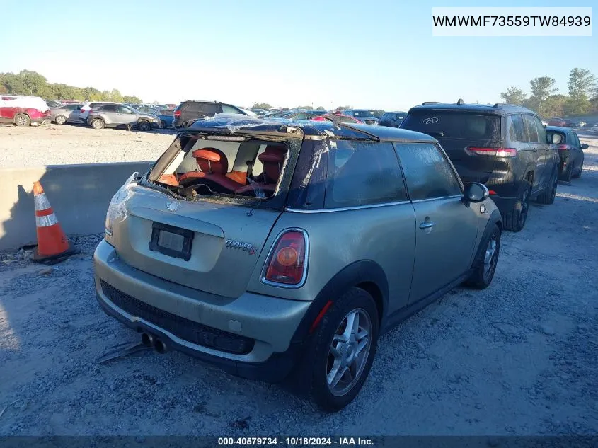 2009 Mini Cooper S VIN: WMWMF73559TW84939 Lot: 40579734