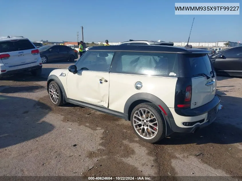 2009 Mini John Cooper Works Clubman VIN: WMWMM935X9TF99227 Lot: 40624684