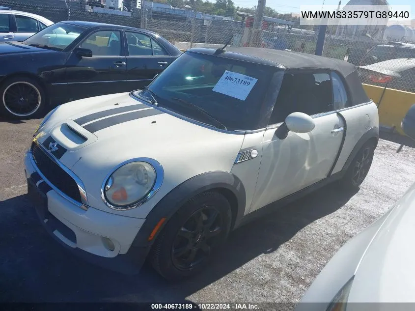 2009 Mini Cooper S VIN: WMWMS33579TG89440 Lot: 40673189