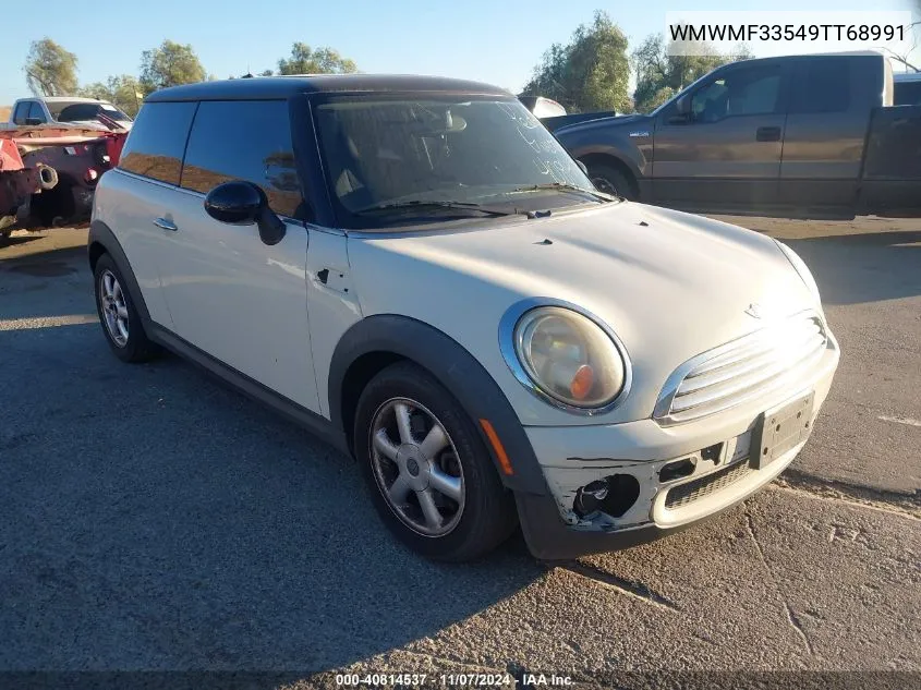 2009 Mini Cooper VIN: WMWMF33549TT68991 Lot: 40814537