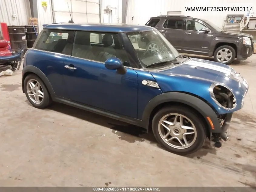 WMWMF73539TW80114 2009 Mini Cooper S