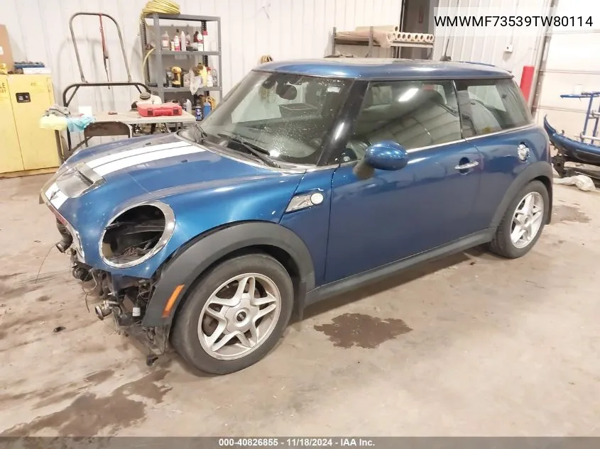 WMWMF73539TW80114 2009 Mini Cooper S